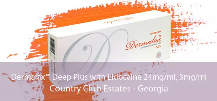 Dermalax™ Deep Plus with Lidocaine 24mg/ml, 3mg/ml Country Club Estates - Georgia