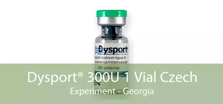 Dysport® 300U 1 Vial Czech Experiment - Georgia