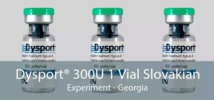 Dysport® 300U 1 Vial Slovakian Experiment - Georgia