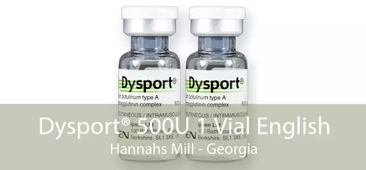 Dysport® 500U 1 Vial English Hannahs Mill - Georgia