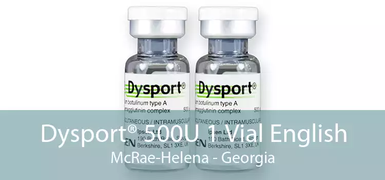 Dysport® 500U 1 Vial English McRae-Helena - Georgia