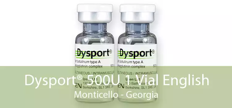 Dysport® 500U 1 Vial English Monticello - Georgia