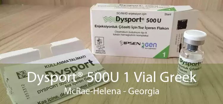 Dysport® 500U 1 Vial Greek McRae-Helena - Georgia