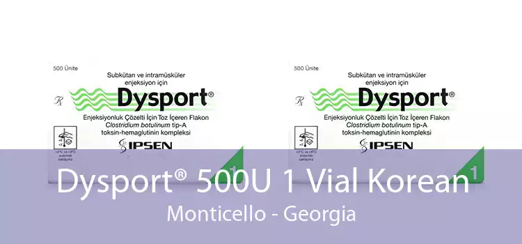 Dysport® 500U 1 Vial Korean Monticello - Georgia