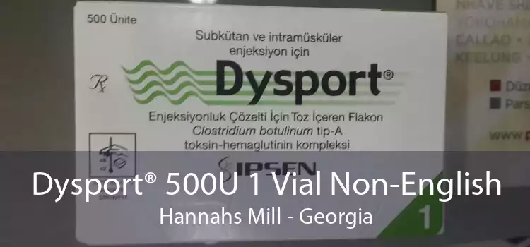 Dysport® 500U 1 Vial Non-English Hannahs Mill - Georgia