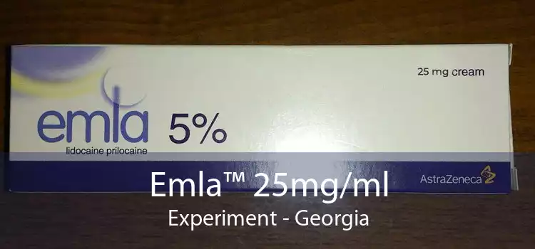 Emla™ 25mg/ml Experiment - Georgia