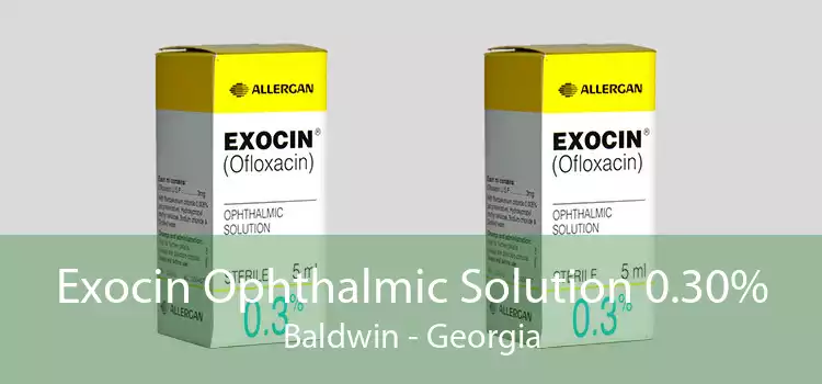 Exocin Ophthalmic Solution 0.30% Baldwin - Georgia