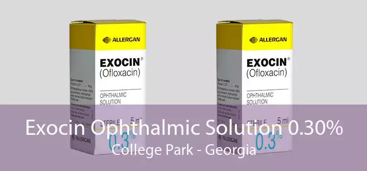Exocin Ophthalmic Solution 0.30% College Park - Georgia