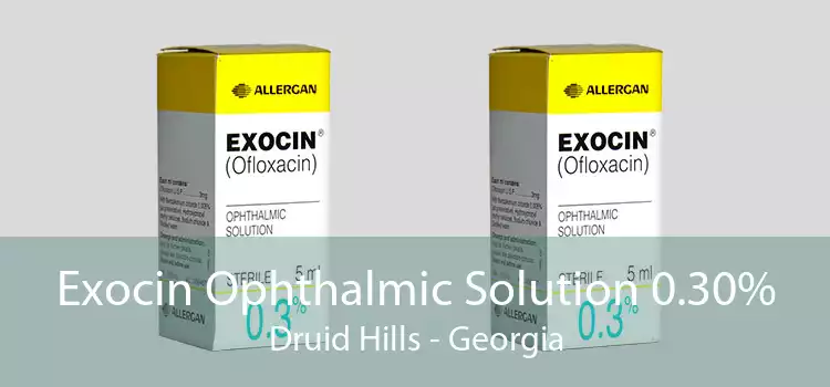 Exocin Ophthalmic Solution 0.30% Druid Hills - Georgia