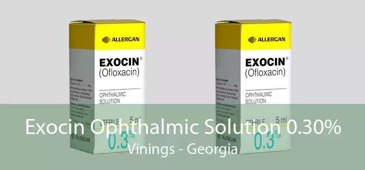Exocin Ophthalmic Solution 0.30% Vinings - Georgia