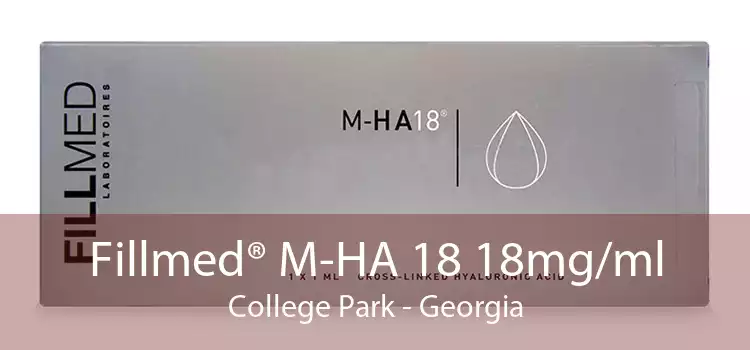 Fillmed® M-HA 18 18mg/ml College Park - Georgia