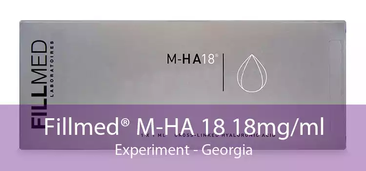 Fillmed® M-HA 18 18mg/ml Experiment - Georgia