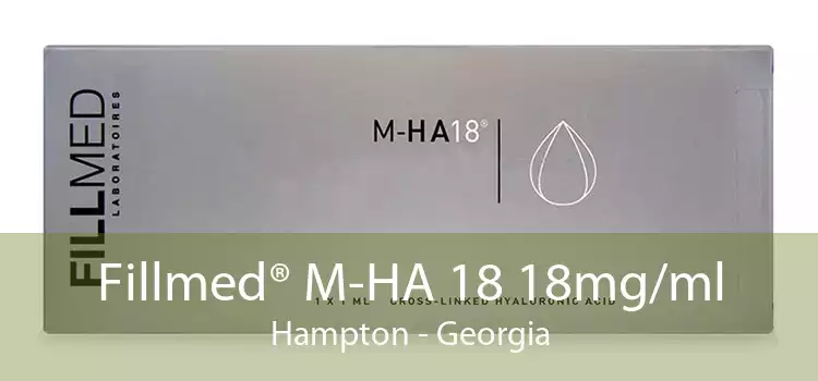 Fillmed® M-HA 18 18mg/ml Hampton - Georgia