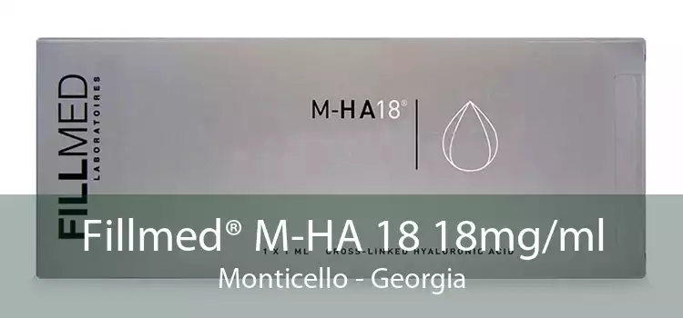 Fillmed® M-HA 18 18mg/ml Monticello - Georgia