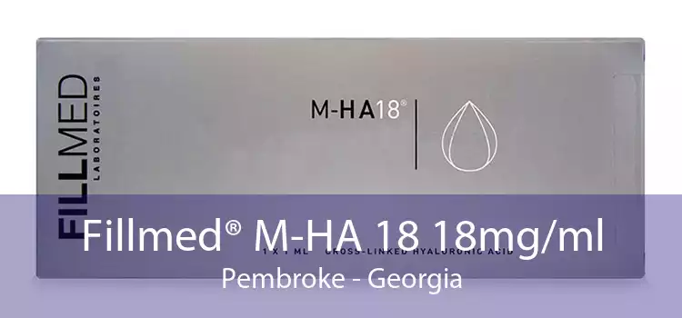 Fillmed® M-HA 18 18mg/ml Pembroke - Georgia