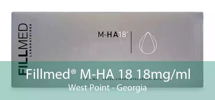 Fillmed® M-HA 18 18mg/ml West Point - Georgia