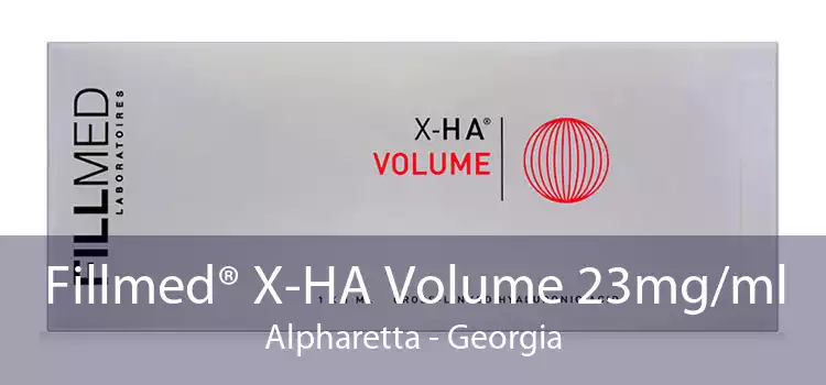 Fillmed® X-HA Volume 23mg/ml Alpharetta - Georgia