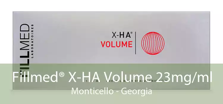 Fillmed® X-HA Volume 23mg/ml Monticello - Georgia