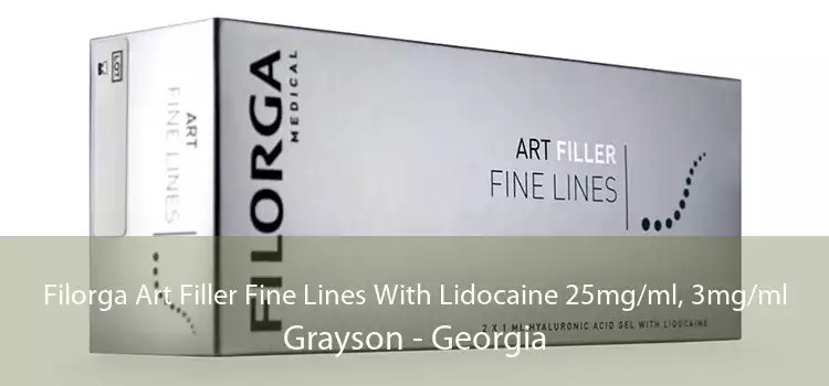 Filorga Art Filler Fine Lines With Lidocaine 25mg/ml, 3mg/ml Grayson - Georgia