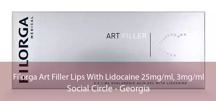 Filorga Art Filler Lips With Lidocaine 25mg/ml, 3mg/ml Social Circle - Georgia