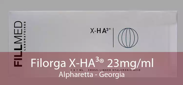 Filorga X-HA³® 23mg/ml Alpharetta - Georgia