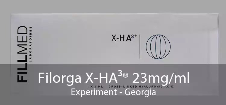Filorga X-HA³® 23mg/ml Experiment - Georgia