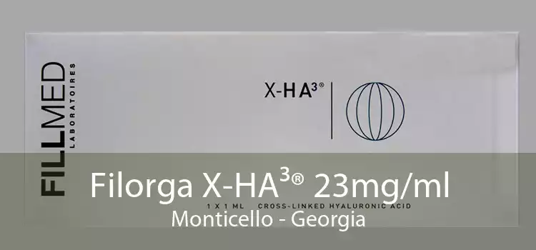 Filorga X-HA³® 23mg/ml Monticello - Georgia