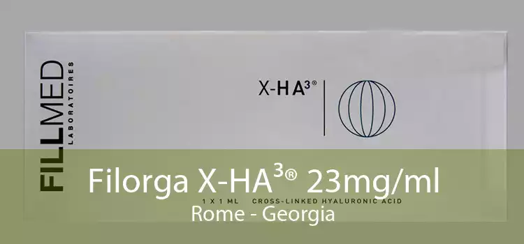 Filorga X-HA³® 23mg/ml Rome - Georgia