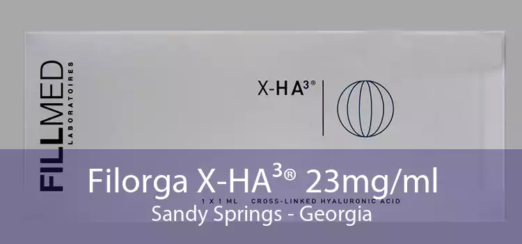 Filorga X-HA³® 23mg/ml Sandy Springs - Georgia