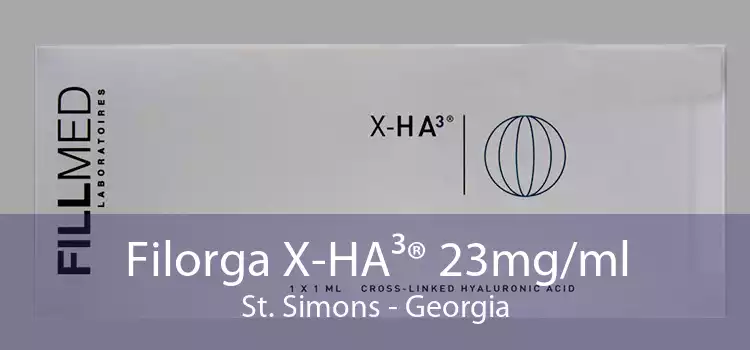 Filorga X-HA³® 23mg/ml St. Simons - Georgia
