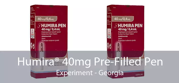 Humira® 40mg Pre-Filled Pen Experiment - Georgia