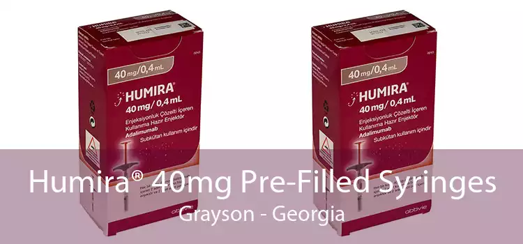 Humira® 40mg Pre-Filled Syringes Grayson - Georgia