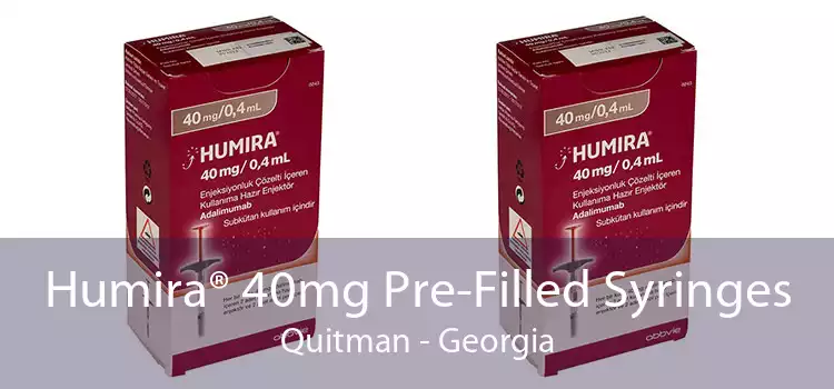Humira® 40mg Pre-Filled Syringes Quitman - Georgia