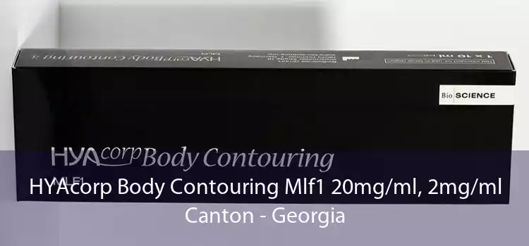 HYAcorp Body Contouring Mlf1 20mg/ml, 2mg/ml Canton - Georgia