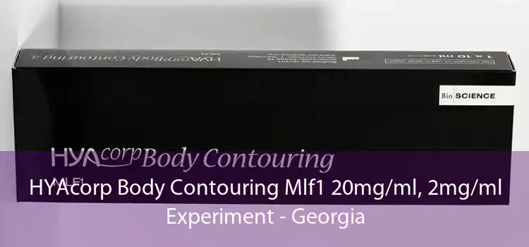 HYAcorp Body Contouring Mlf1 20mg/ml, 2mg/ml Experiment - Georgia
