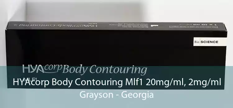 HYAcorp Body Contouring Mlf1 20mg/ml, 2mg/ml Grayson - Georgia