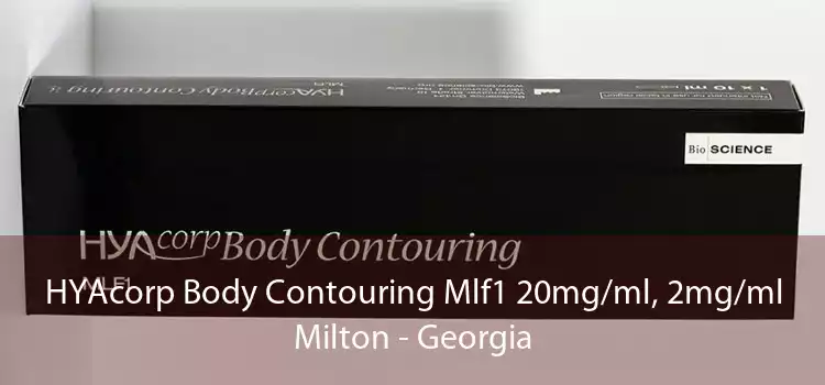 HYAcorp Body Contouring Mlf1 20mg/ml, 2mg/ml Milton - Georgia