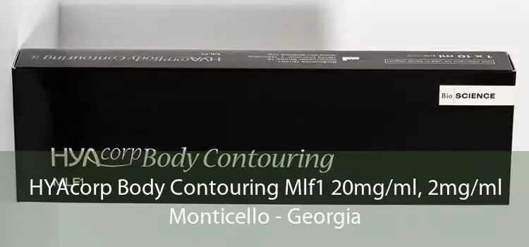 HYAcorp Body Contouring Mlf1 20mg/ml, 2mg/ml Monticello - Georgia