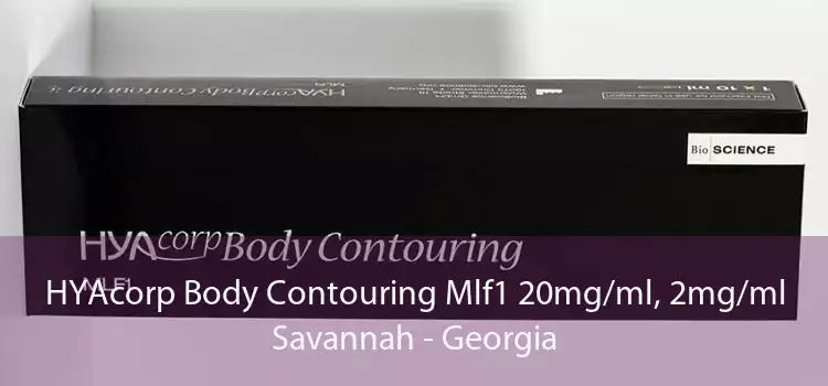 HYAcorp Body Contouring Mlf1 20mg/ml, 2mg/ml Savannah - Georgia