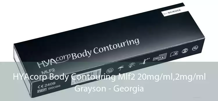 HYAcorp Body Contouring Mlf2 20mg/ml,2mg/ml Grayson - Georgia