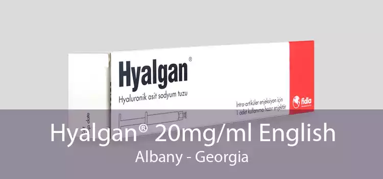 Hyalgan® 20mg/ml English Albany - Georgia