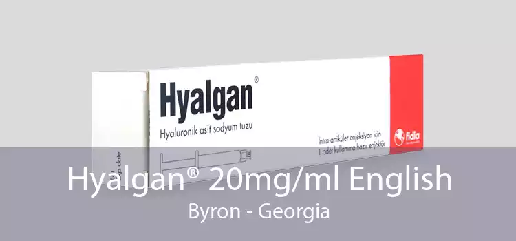 Hyalgan® 20mg/ml English Byron - Georgia