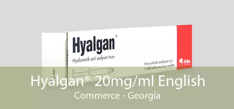 Hyalgan® 20mg/ml English Commerce - Georgia