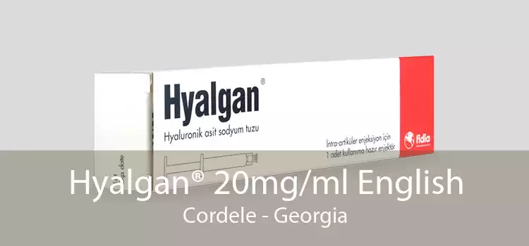 Hyalgan® 20mg/ml English Cordele - Georgia