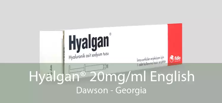 Hyalgan® 20mg/ml English Dawson - Georgia
