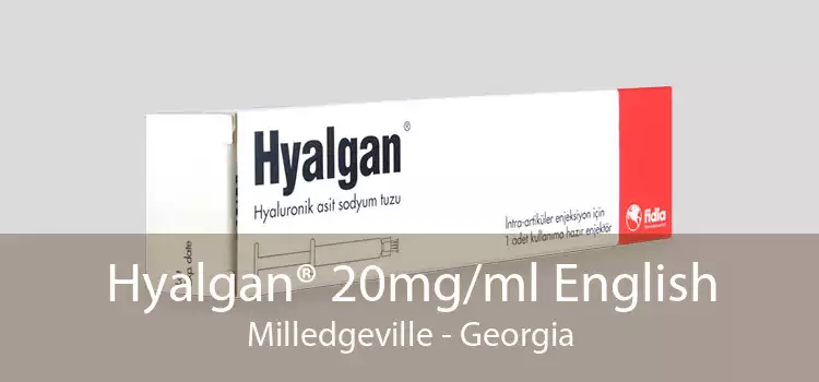 Hyalgan® 20mg/ml English Milledgeville - Georgia