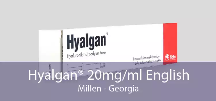 Hyalgan® 20mg/ml English Millen - Georgia
