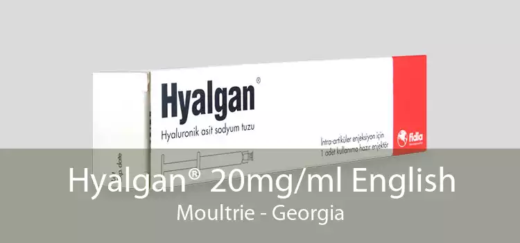 Hyalgan® 20mg/ml English Moultrie - Georgia