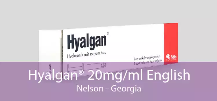 Hyalgan® 20mg/ml English Nelson - Georgia
