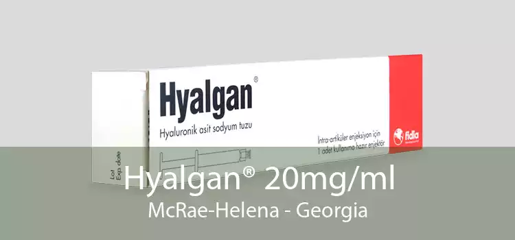 Hyalgan® 20mg/ml McRae-Helena - Georgia